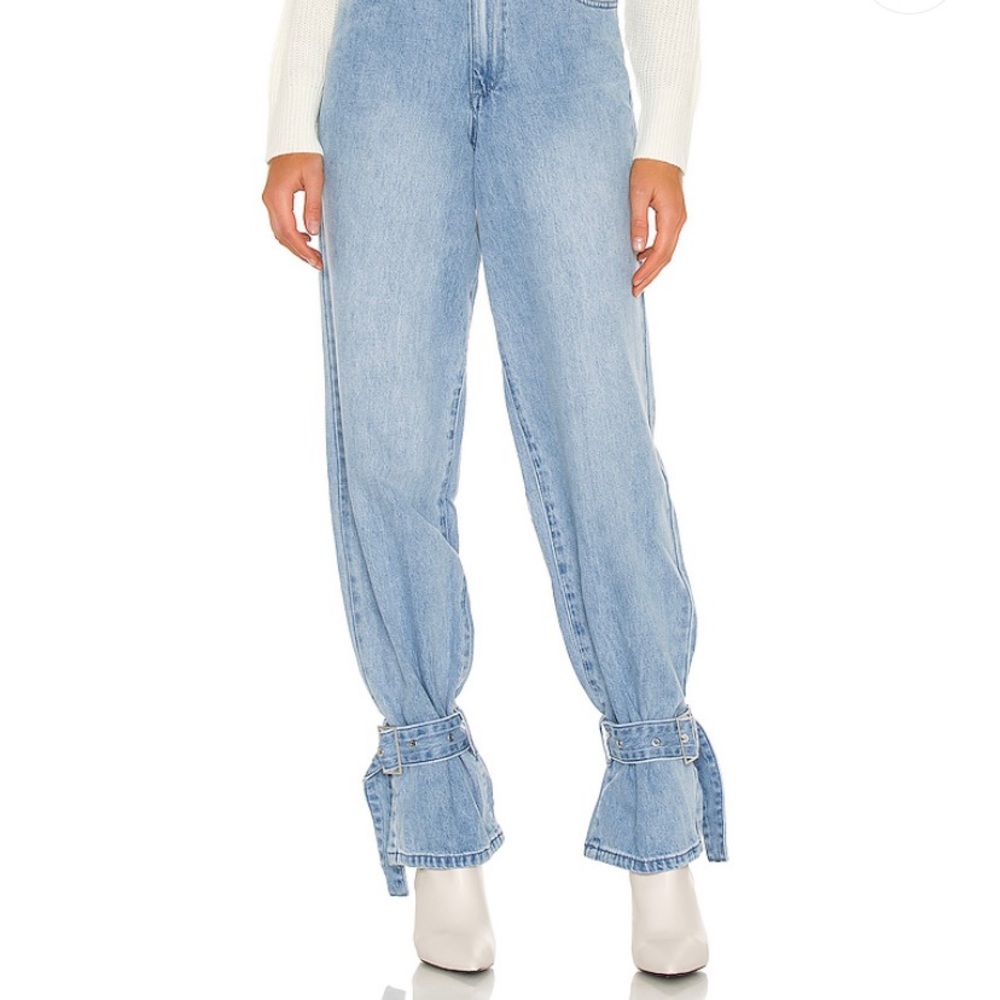 WEWOREWHAT Paperbag Buckle Jean